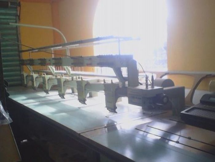 BORDADORA MARCA TAJIMA DE 6 CABEZAS Y DE 6 COLORES Y DE 800 PPM - TAJIMA