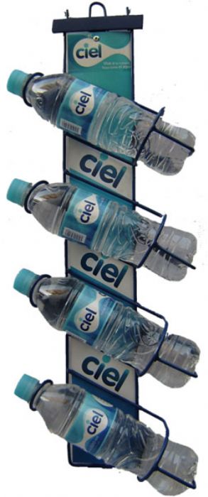 exhibidor de pared para botellas  - herreria en proyeccion