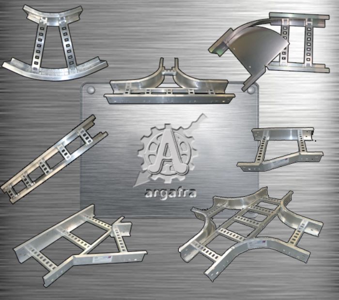 charolas de aluminio tipo escalerillas - Argafra
