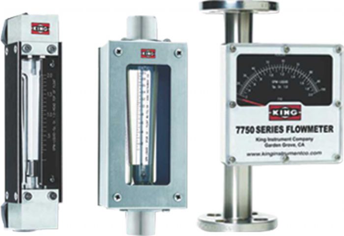 Indicador de flujo tipo rotametro - king instruments