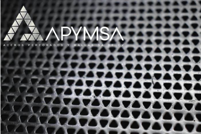 Lamina Perforada perforación triangulo - APYMSA
