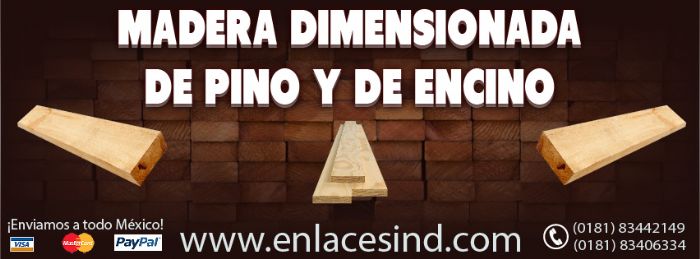 Madera de pino  dimensionada - Enlaces Indcom