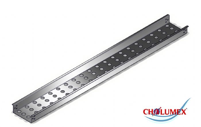 Charola fondo solido perforado - CHALUMEX