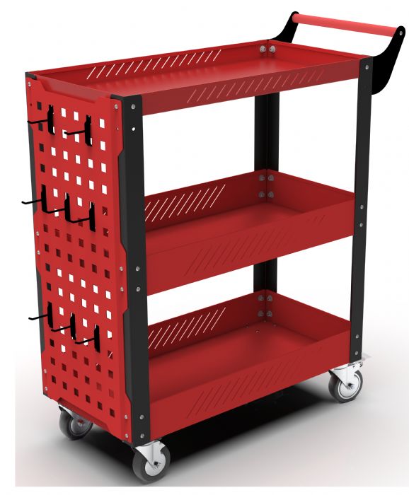 Carro utilitario de tres niveles - 