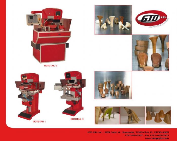 GTO ROTOTACK -MAQUINA TAMPOGRAFICA - GTO USA