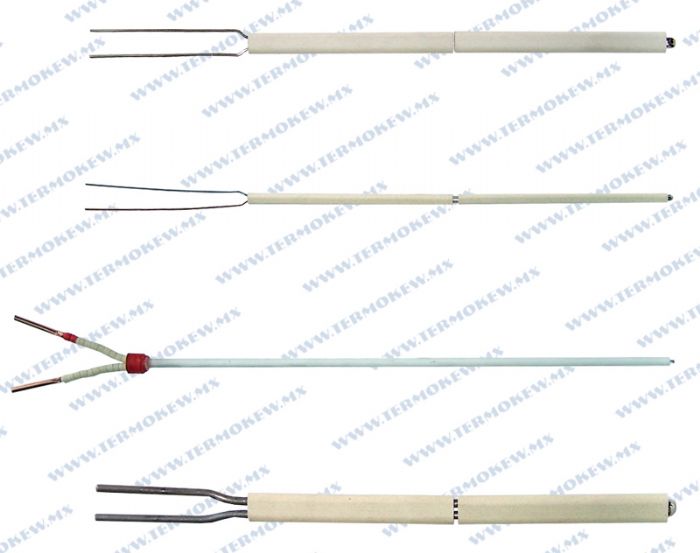 Elementos Intercambiables de Termopar con Aislador Tipo Cerámico. - Termokew
