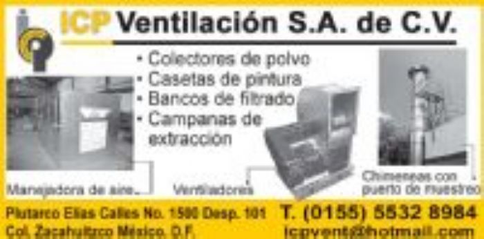 BANCO DE FILTROS - ICP VENTILACION