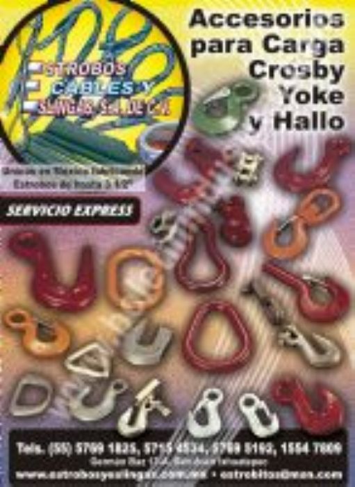 ARNESES - ESTROBOS, CABLES Y ESLINGAS