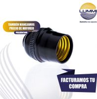 Socket Baquelita. E-26 Negro ( Po228 )