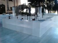 barra de acrilico labrado de 5mx5m