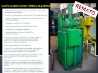 COMPACTADORA PARA TAMBOS DE LAMINA - HECHO EN MEXICO.
