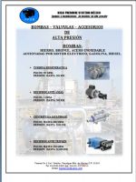 BOMBAS DE ALTA PRESION - Diversas Marcas