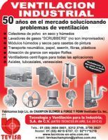 EXTRACTORES INDUSTRIALES - TECNOLOGIA Y VENTILACION PARA LA INDUSTRIA