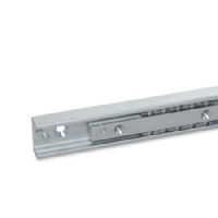  Guías lineales telescópicas Acero, con extensión parcial