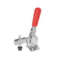  Abrazaderas de palanca de actuación vertical Acero inoxidable, con base de montaje horizontal