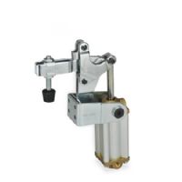  Abrazaderas de palanca neumáticas Acero, con base de montaje vertical, con pistón magnético