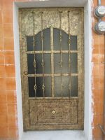 puerta de herreria cal.18