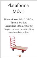 Carro plataforma - Tecnomovil