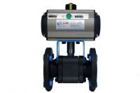 Valvula de bola con actuador