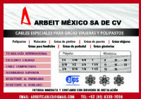 Cables de Acero para Grúas Viajeras y Polipastos Industriales