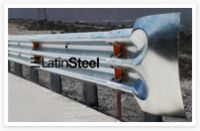 Defensas metálicas de dos crestas