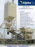 PLANTAS DOSIFICADORAS DE CONCRETO - ALPHA