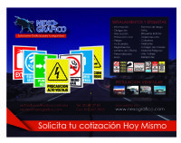 Señalamientos ,Anuncios, Letreros y Etiquetas Normativas y Personalizadas
