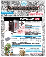 Equipo de corte por plasma Hypertherm Powermax 105 - Hypertherm