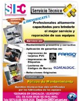 SERVICIO TECNICO A IMPRESORAS DE CREDENCIALES FARGO - ZEBRA - DATACARD -EVOLIS - 