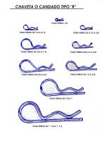 Chaveta o Candado tipo "R" - 