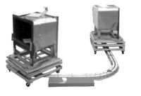 Transportadores paso doble al piso